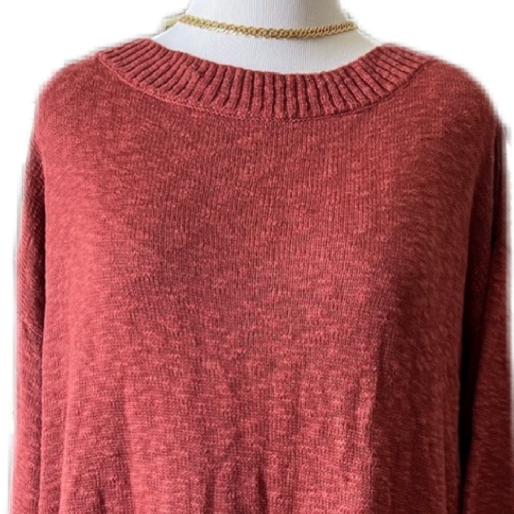 Nwt Justfab Sweater, Tunic Length. Oversized. Rus… - image 1